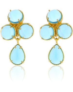 Maison Soula Aqua Earrings - Blue