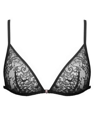 MONIQUE MORIN LINGERIE Moonstruck Triangle Bralette - Black
