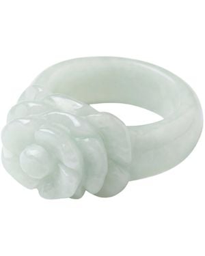 seree Rose Off Jade Ring - Blue