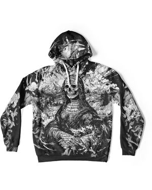 Aloha From Deer Skullisa Oversize Hoodie - Gray