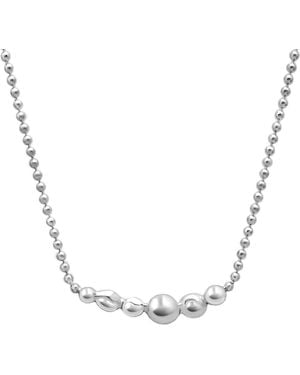 Tory Long The Mini Orb Necklace - Metallic