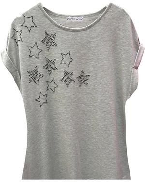 Chapter London Starburst Shirt Sleeve T-Shirt - Gray