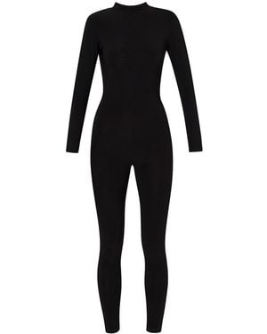 LIA ARAM Fitted Jumpsuit With High Neckline - Black
