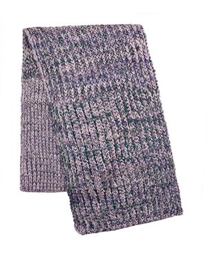 Cara & The Sky Florence Twist Oversized Chunky Scarf - Purple