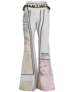 Ipng Design Flared Pants Pantwo - Gray