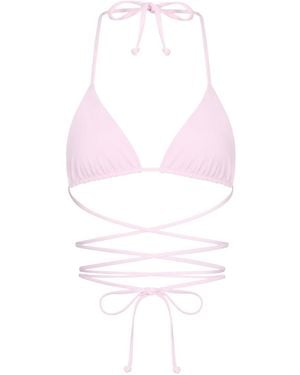 Pianella's Soulmate Wrap-Around Triangle Bikini Top – Light - Pink