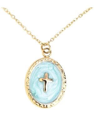 Starfish Project Shine Bright Cross Pendant - Blue