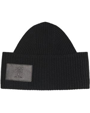 PLACE OF ELMS Nero Perugia Beanie Hat - Black
