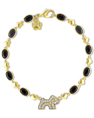 Cloud Haven Crystal Logo Bracelet - Metallic