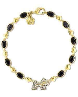 Cloud Haven Crystal Logo Bracelet - Metallic