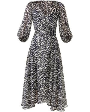 SACHA DRAKE Cloudland Wrap Dress - Grey