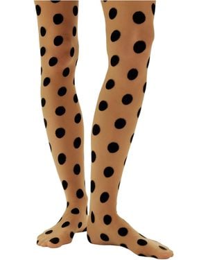 HIGH HEEL JUNGLE by KATHRYN EISMAN Neutrals Spotlight Premium Jacquard Tights - Brown