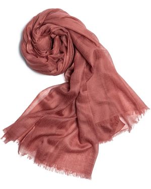 Bel Cashmere Light Cashmere Foulard - Red