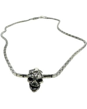 Tg-Jewellery by Tamara Gervasio Japanese Skull Paloma Chain Necklace - Metallic