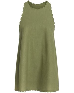 Monlicia Calia Mini Linen Dress - Green