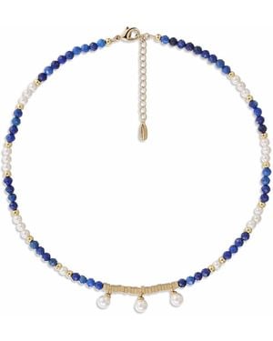 Retro Chic Poseidon Necklace - Blue