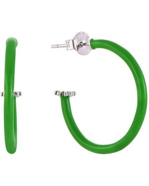 Pinnole Earrings - Green