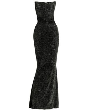 Angelika Jozefczyk Moon Shimmering Evening Gown - Black