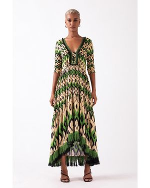 Alohas Tiban Lace Dress in Black | Lyst