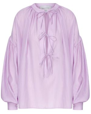 NAZLI CEREN Eve Shirt - Purple