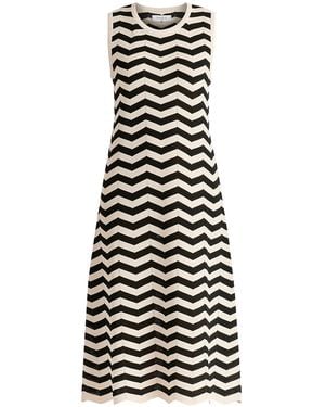 Paisie Sleeveless Midi Knit Dress - Black