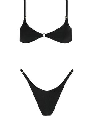 Acuarela Brand Bold Bikini Set - Black