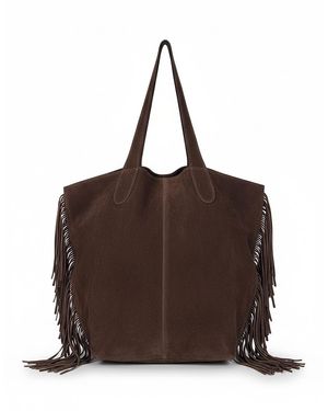 Nooki Design Vancouver Soft Suede Tote - Brown