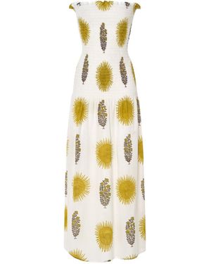Par & Escala Mafalda Strapless Dress - Metallic