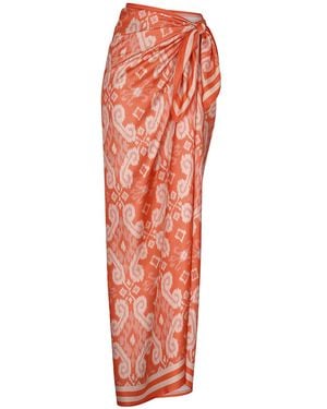 Aguaclara Pareo Scarf Orangers - Red