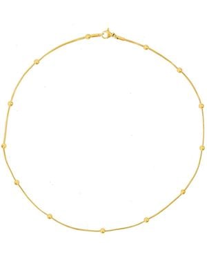 Arctic Fox & Co. Satellite Beaded Chain Necklace - Metallic