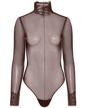 Daily Underwear Bodysuit Desire Chocolate - Brown