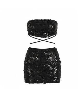 Suyty Falda Santorini - Black