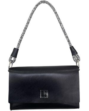 Yourhandbags Leather Candy Bag With Short Rope Strap - Blue
