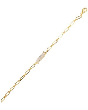 Lila Rasa Link Bracelet Mother Of Pearl Wave Symphony - Metallic