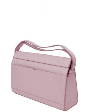 godi. The Christy Handmade Adjustable Leather Shoulder Bag - Pink