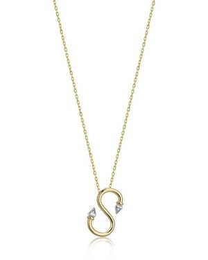 Reis Jewellery Grande Carta Necklace - Metallic