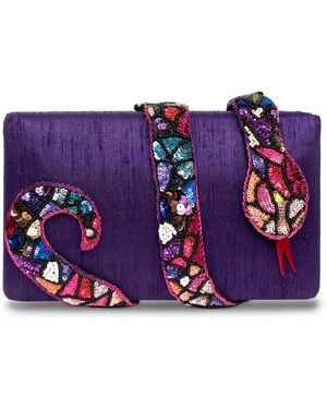 Simitri Royal Kaa Clutch - Purple