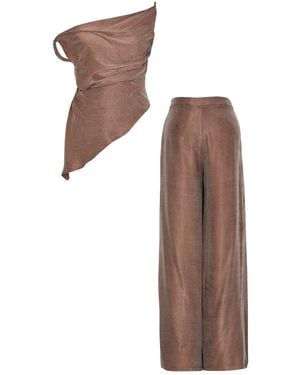 By Felizia Talia Co-Ord Set - Brown