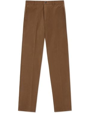 Gresham Blake Cotton Stretch Chino - Brown