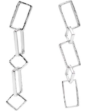 Karizia Mx Threshold Earrings - White