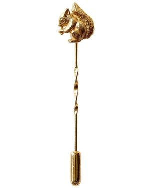Lee Renee Baby Squirrel Tie Pin - Metallic