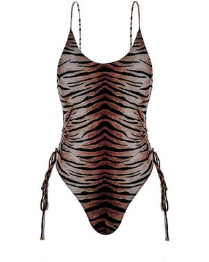 Cherina Beachwear Llc Oia Swimsuit - Brown