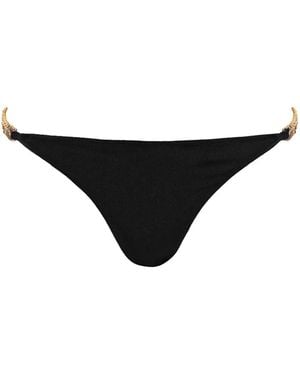 Cherina Beachwear Llc Rose Bikini Bottom - Black