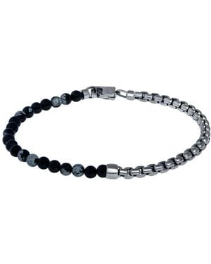 Tateossian Sennit Beaded Box Chain Bracelet - Multicolor