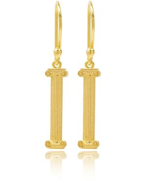 Ece London The Ionic Dangle Earrings - Metallic