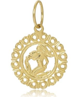 Maya Brenner Zodiac Pendant - Metallic