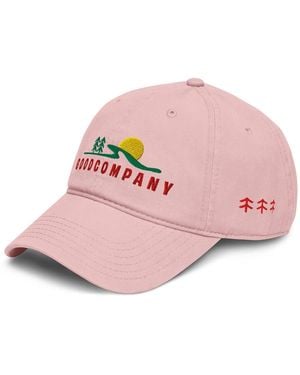 Anchor and Crew Rose Good Company Supply Cotton Embroidered Cap - Pink