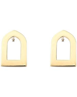 Sheida Farrokhi Sahra Stud Earrings - Metallic
