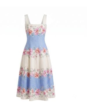 Yumi Kim Sienna Lush Luau Linen Dress - Blue