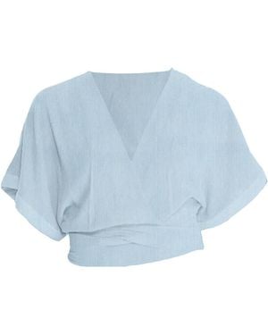 carlton jones Wrap Top - Blue